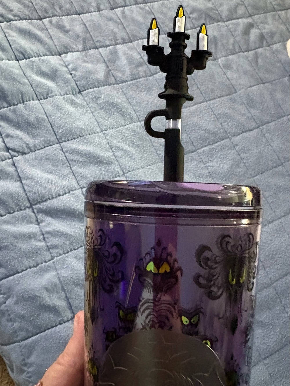 Starbucks Purple Halloween Pattern Tumbler-new from parks - Picture 2 of 6